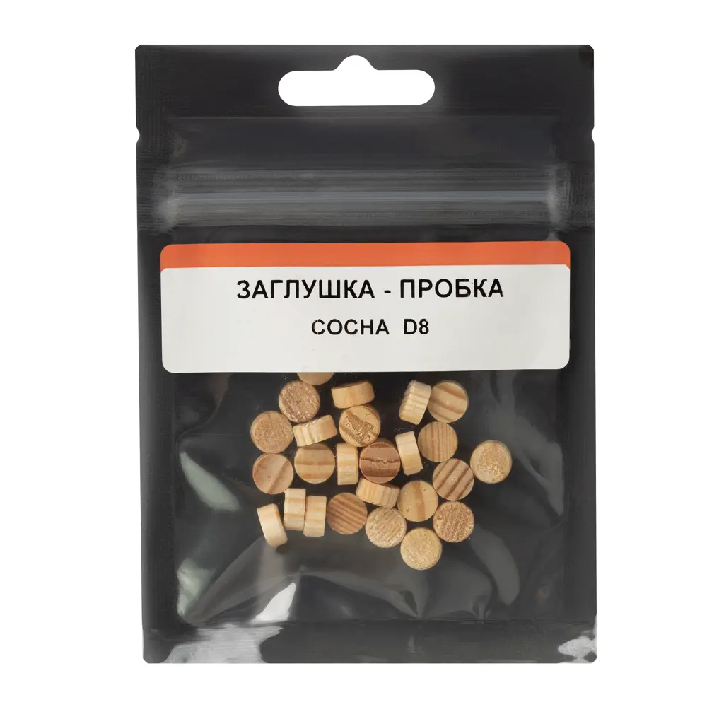 Деревянная заглушка-пробка Европартнер для скрытия монтажных отверстий ø8 мм 89395552 STLM-1529232 - Вид №3