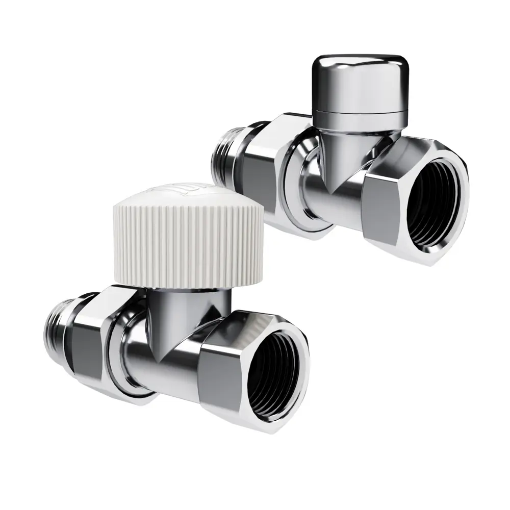 Термостатический комплект для радиатора прямой Royal Thermo Design 1/2" латунь цвет хром STLM-2146913 - Вид №1