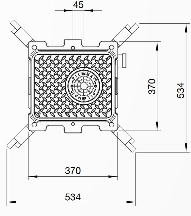 Гидравлический автоматический боллард Pilomat Security line ARCH-00072160 - Вид №2