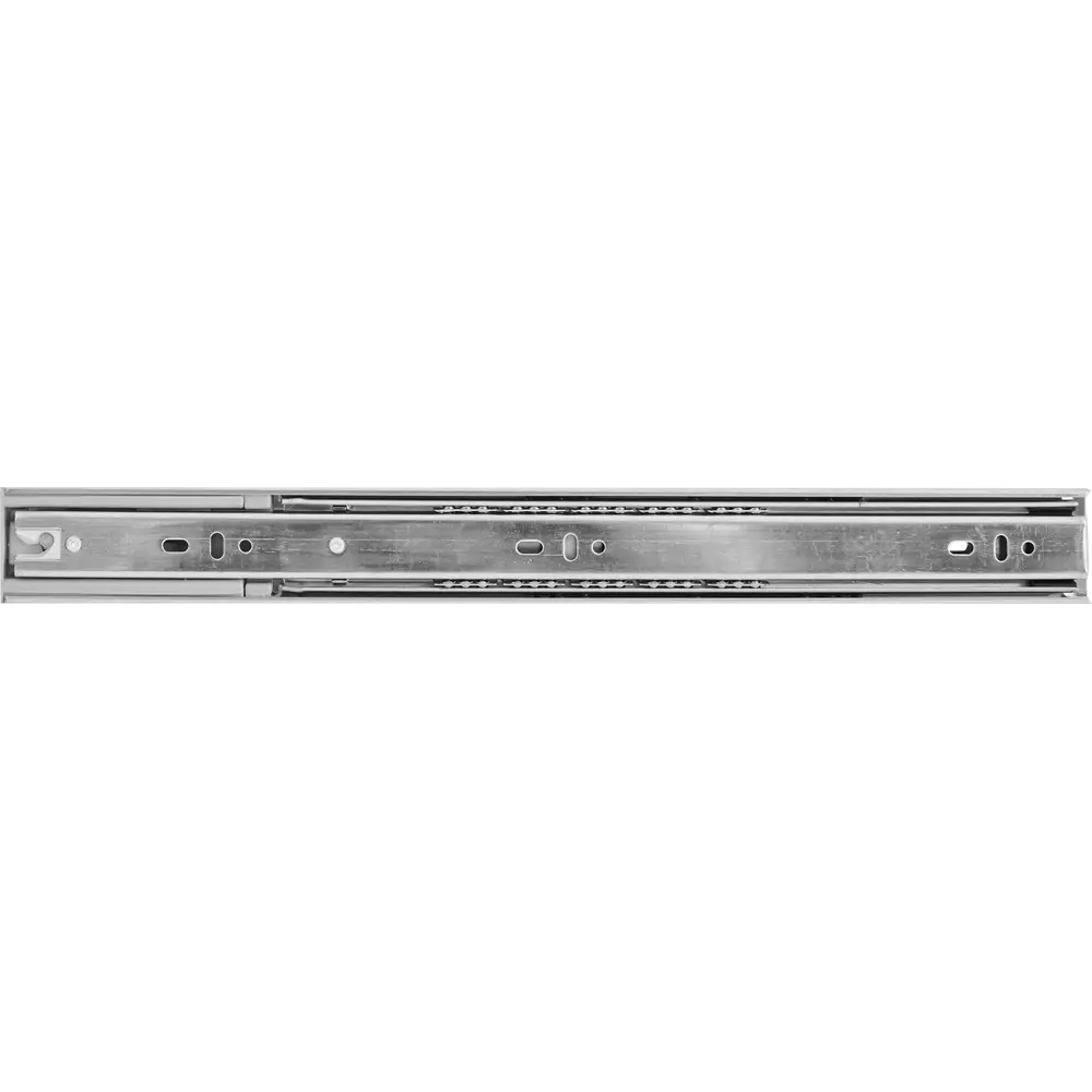 Комплект шариковых направляющих полного выдвижения EDS Chrome Y8114 с доводчиком 45/400 мм сталь, цвет серебро ASTIL STLM-2203268 - Вид №2