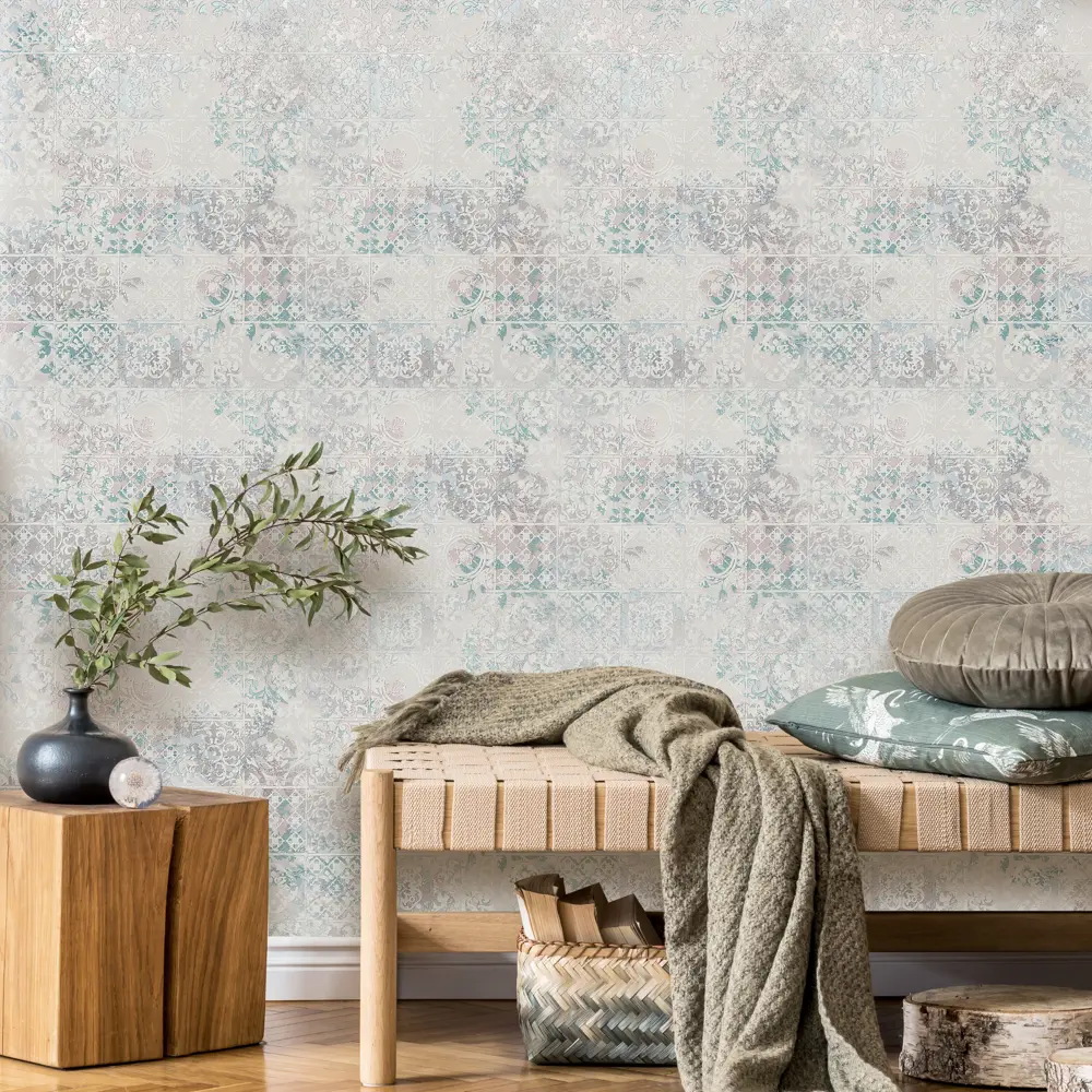 Обои виниловые Нэнси кофейно-фиолетовые 0.53х10 м 0211-5 Santreyd STLM-2195288 - Вид №3