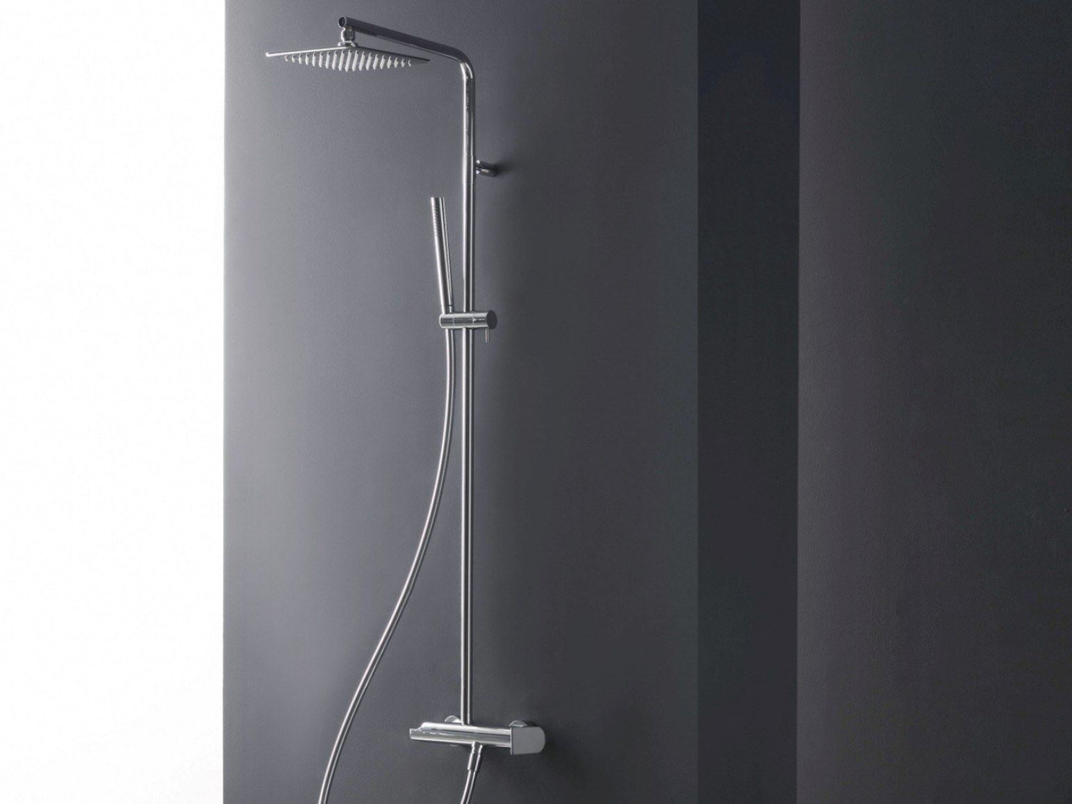 Настенная душевая колонна с душем Rubinetterie Treemme Ran ARCH-00130692 - Вид №1