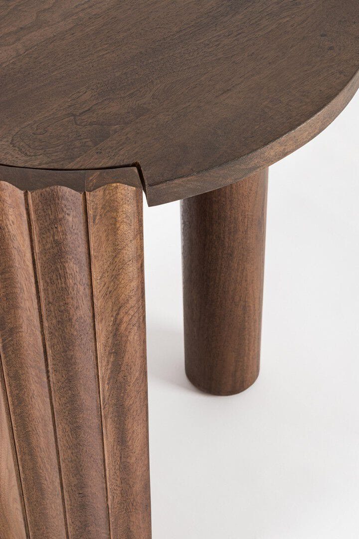 Круглый журнальный столик из манго BIZZOTTO Орисса ARCH-00087955 - Вид №4