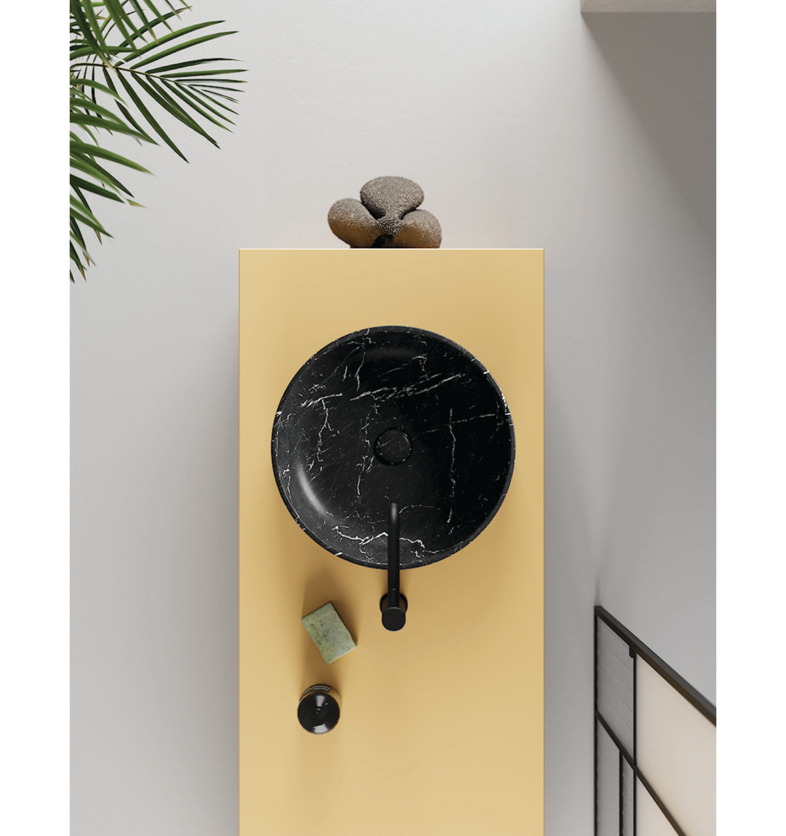 Мраморная столешница круглый умывальник Nic ARCH-00074783 - Вид №1