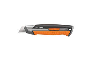 16494269 Строительный нож с выдвижным сменным лезвием 25мм CarbonMax 1027228 Fiskars
