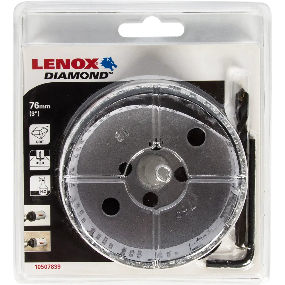 Коронка по керамике с алмазными сегментами Lenox 76 мм 82283761 STLM-2142571  - Вид №3