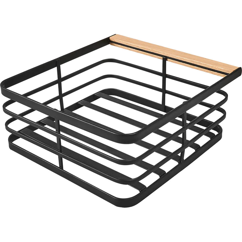 Салфетница металлическая цвет черный матовый Santreyd STLM-2108374