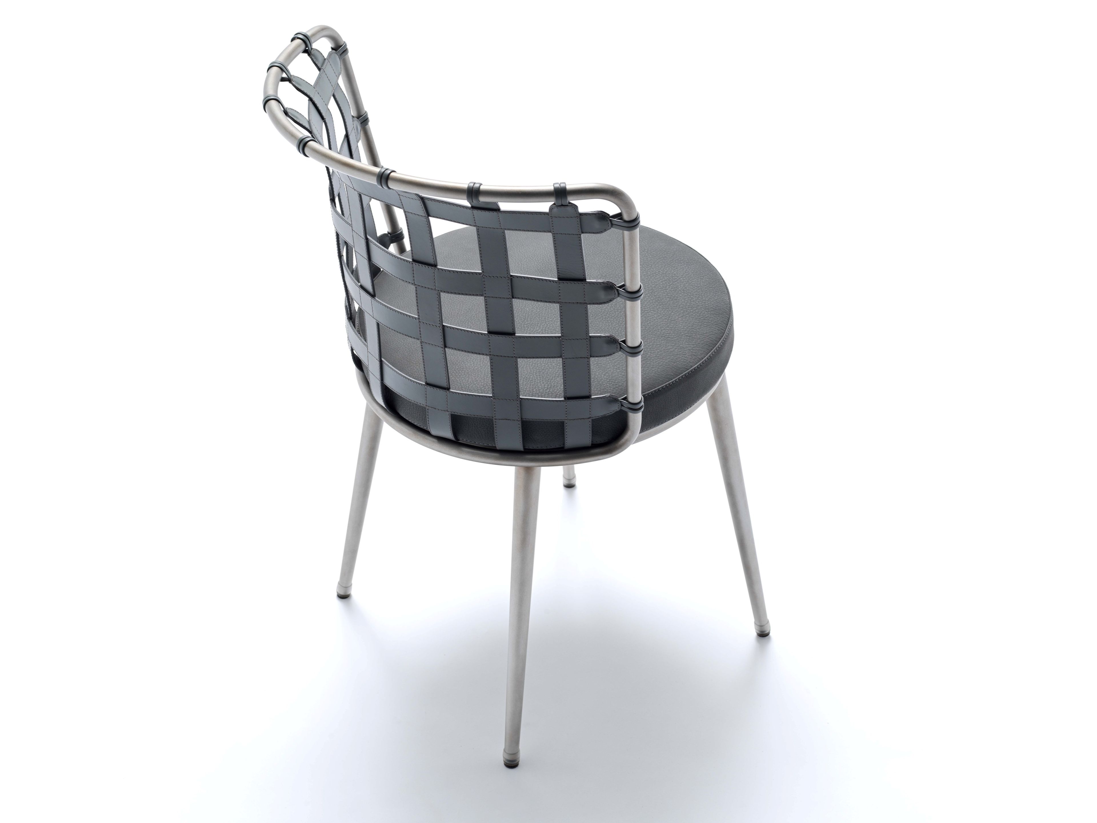 Стальной стул с мягким сиденьем Fasem Lola ARCH-00141346 - Вид №7