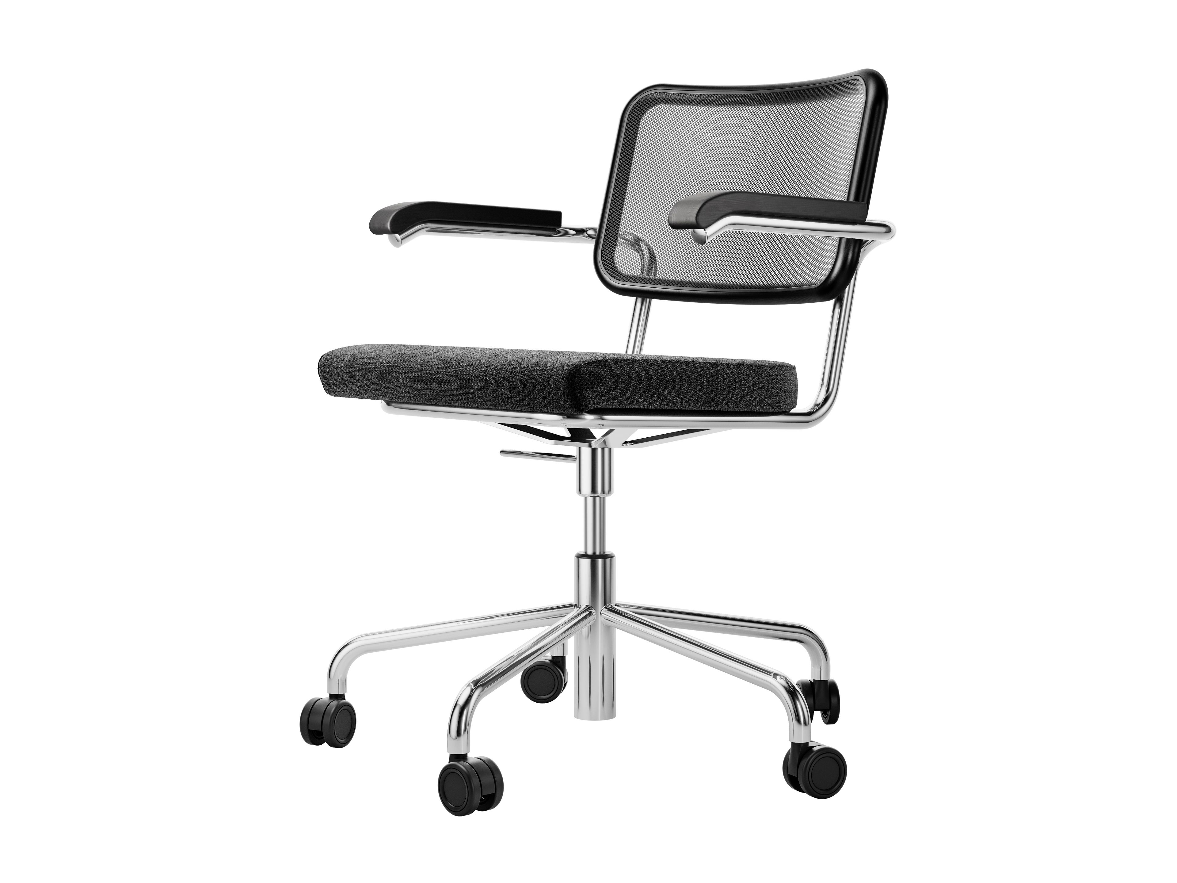 Мягкое вращающееся кресло со спинкой из синтетической сетки THONET S 32 / S 64 ARCH-00131568