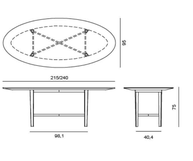 Овальный стол с хрустальной столешницей и основанием из бука BBB Луи-Филипп ARCH-00057847 - Вид №13