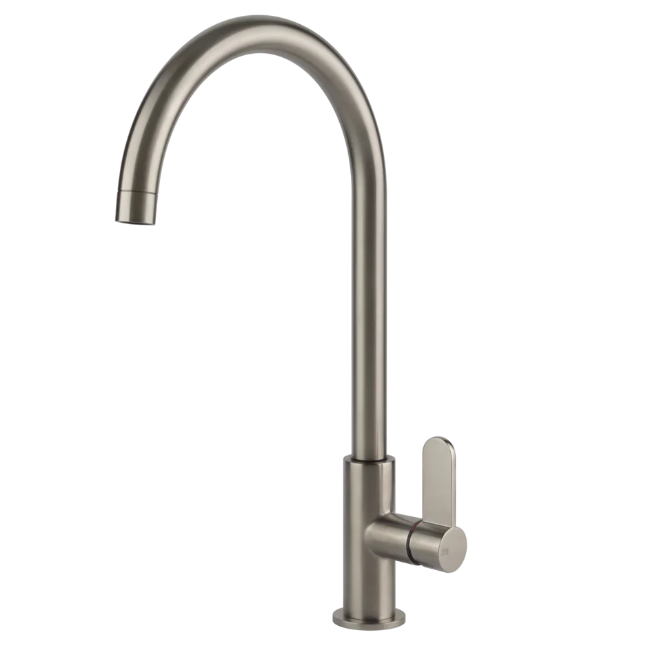 Смеситель для раковины 60075 149 Gessi Helium МАТОВЫЙ НИКЕЛЬ FINOX 60075149