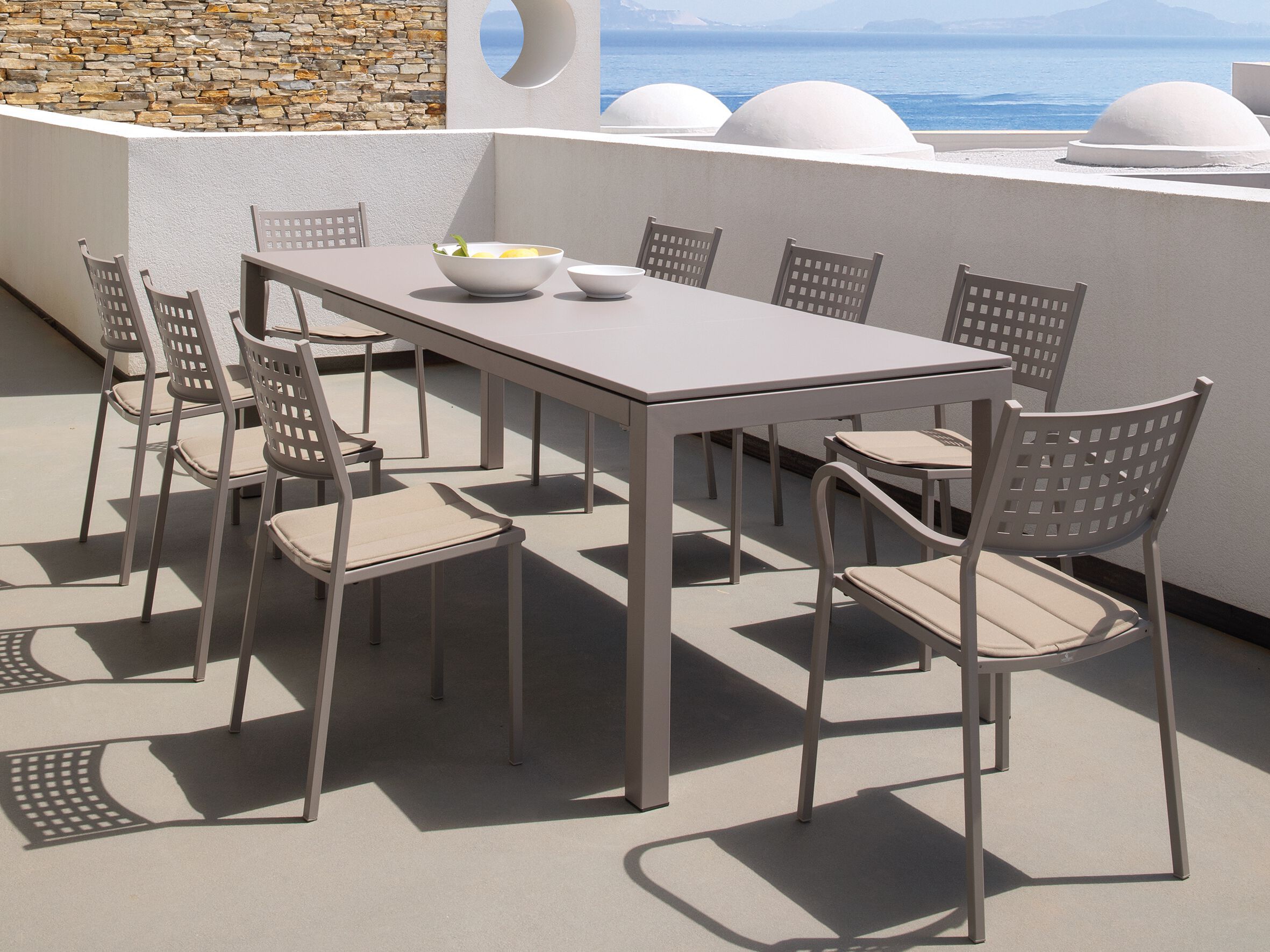 Металлический штабелируемый садовый стул Vermobil ARCH-00044457 - Вид №3