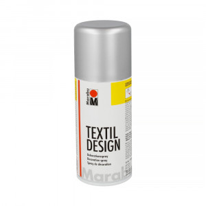 _Textil Design краска аэрозольная для ткани 150 мл 17240006782 082 серебро Marabu