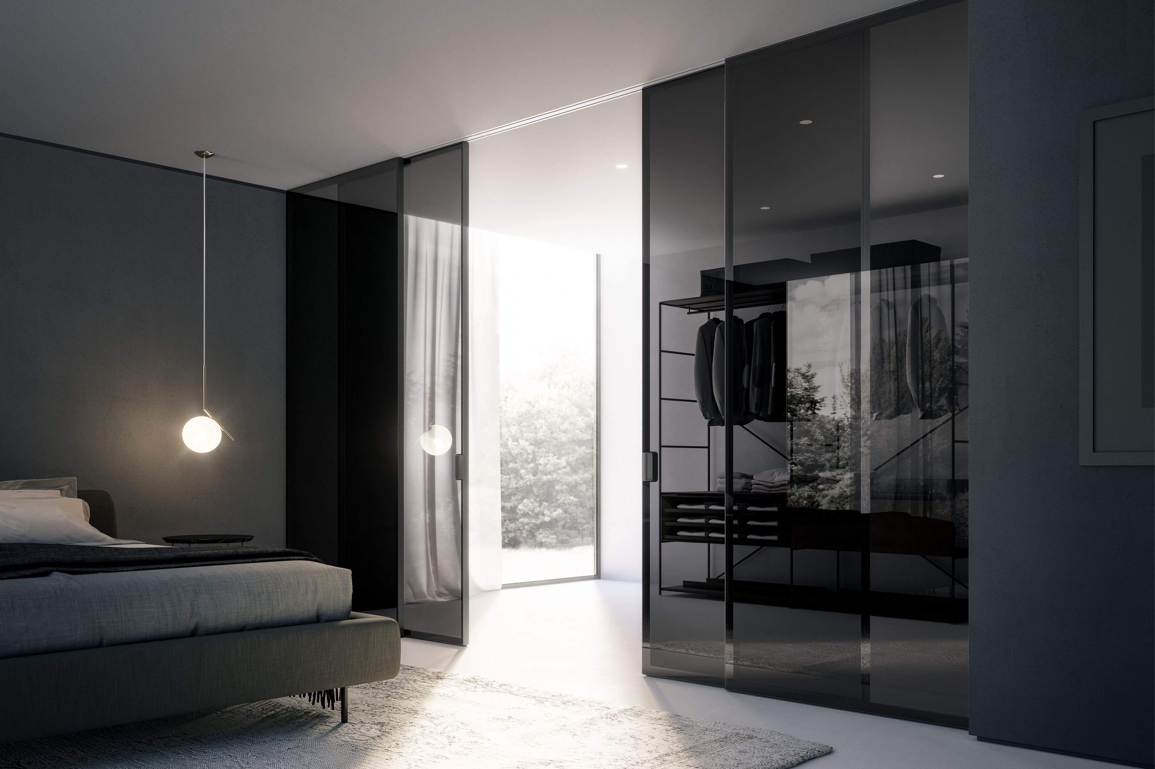 Стеклянная дверь ADL квартира ARCH-00095138