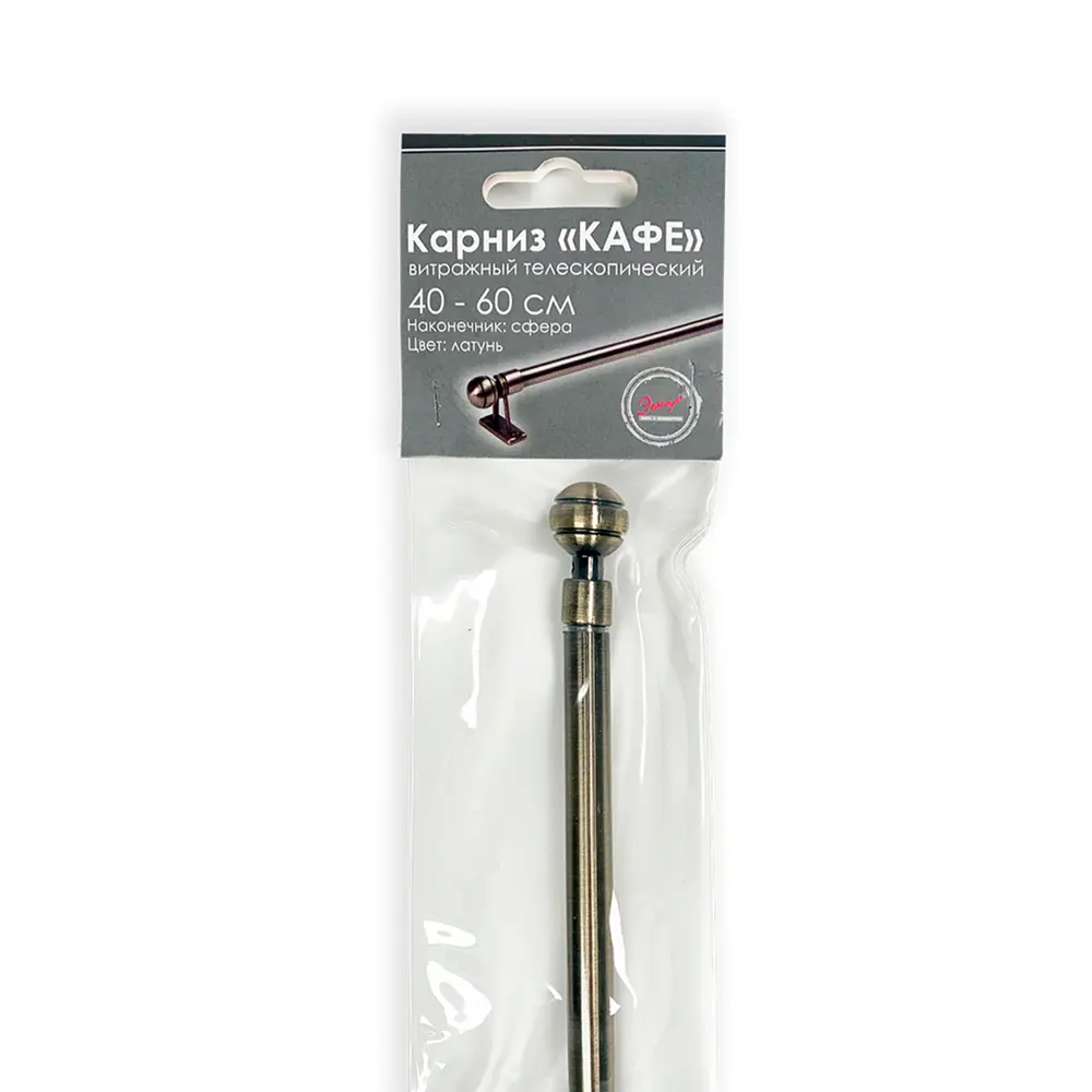 Карниз витражный ЭСКАР Сфера 60-80 см золотистый 89370895 STLM-1567730 - Вид №4