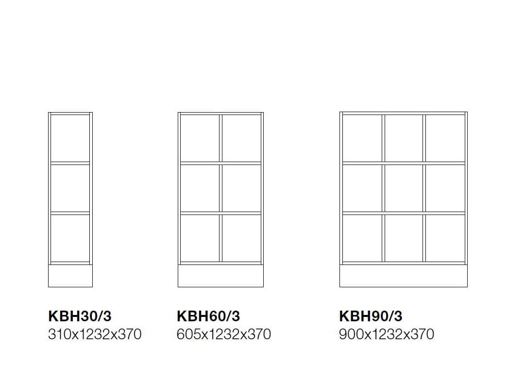 Ламинат с низким дневным офисным книжным шкафом TreCe CombiLine ARCH-00074010 - Вид №8