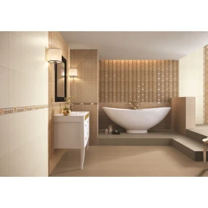 Декор Ласселсбергер «Текстиль 2» 25х33 см цвет светло-бежевый