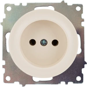 Розетка встраиваемая Onekey Florence без заземления, цвет бежевый