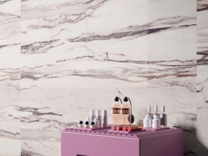 Пол / керамогранит с мраморным эффектом