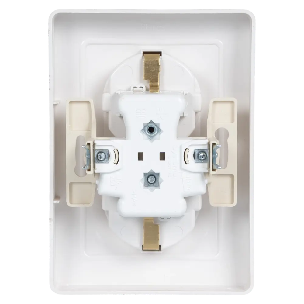 Розетка двойная встраиваемая Systeme Electric Blanca с заземлением со шторками цвет титан STLM-2182332 - Вид №4