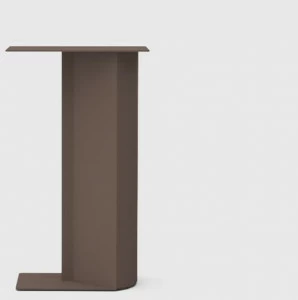 Grado Design Журнальный столик из лакированной стали высокий Doric Dor-tb-01