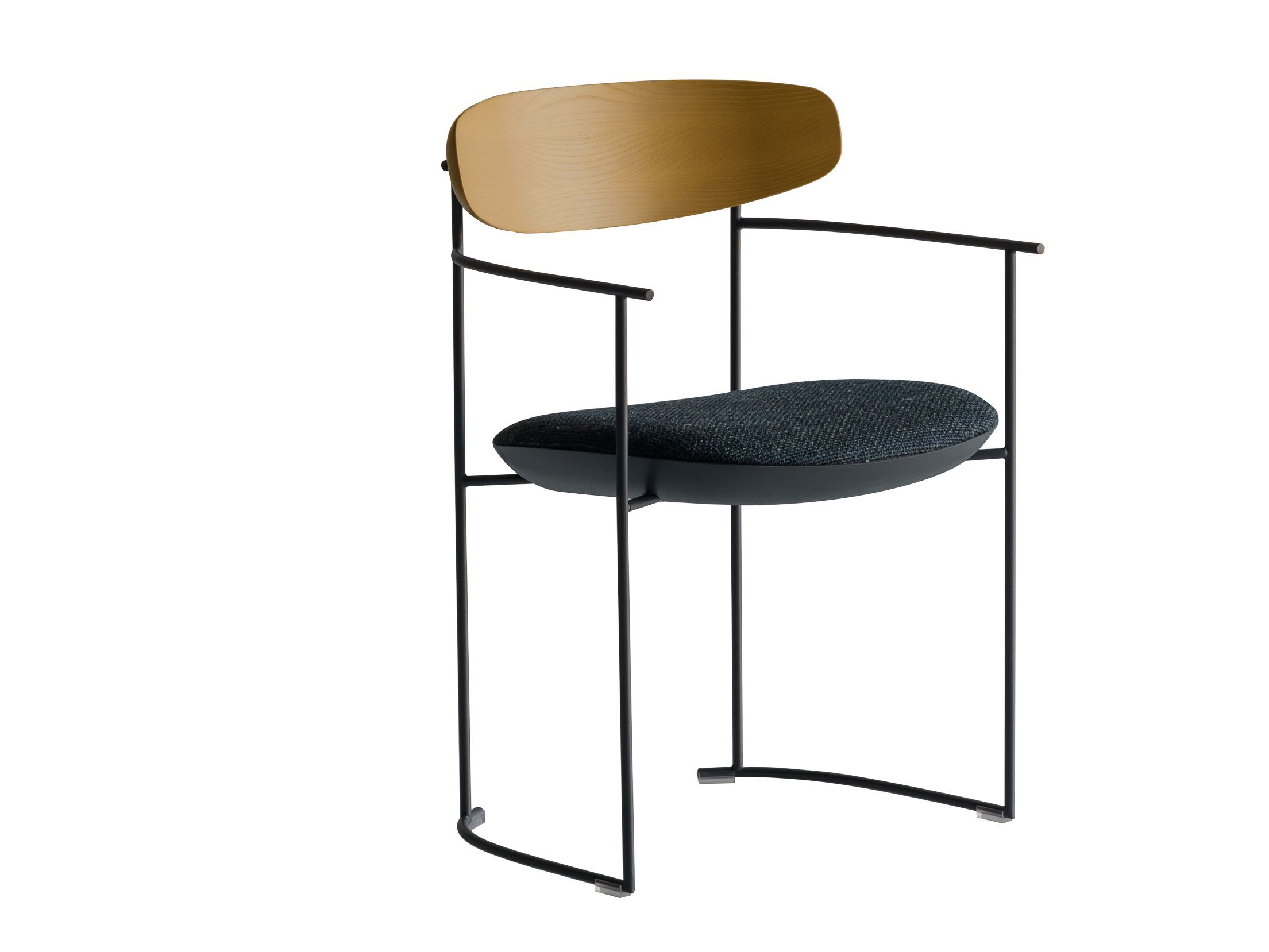 Металлический стул с подлокотниками Potocco Keel Light ARCH-00011166