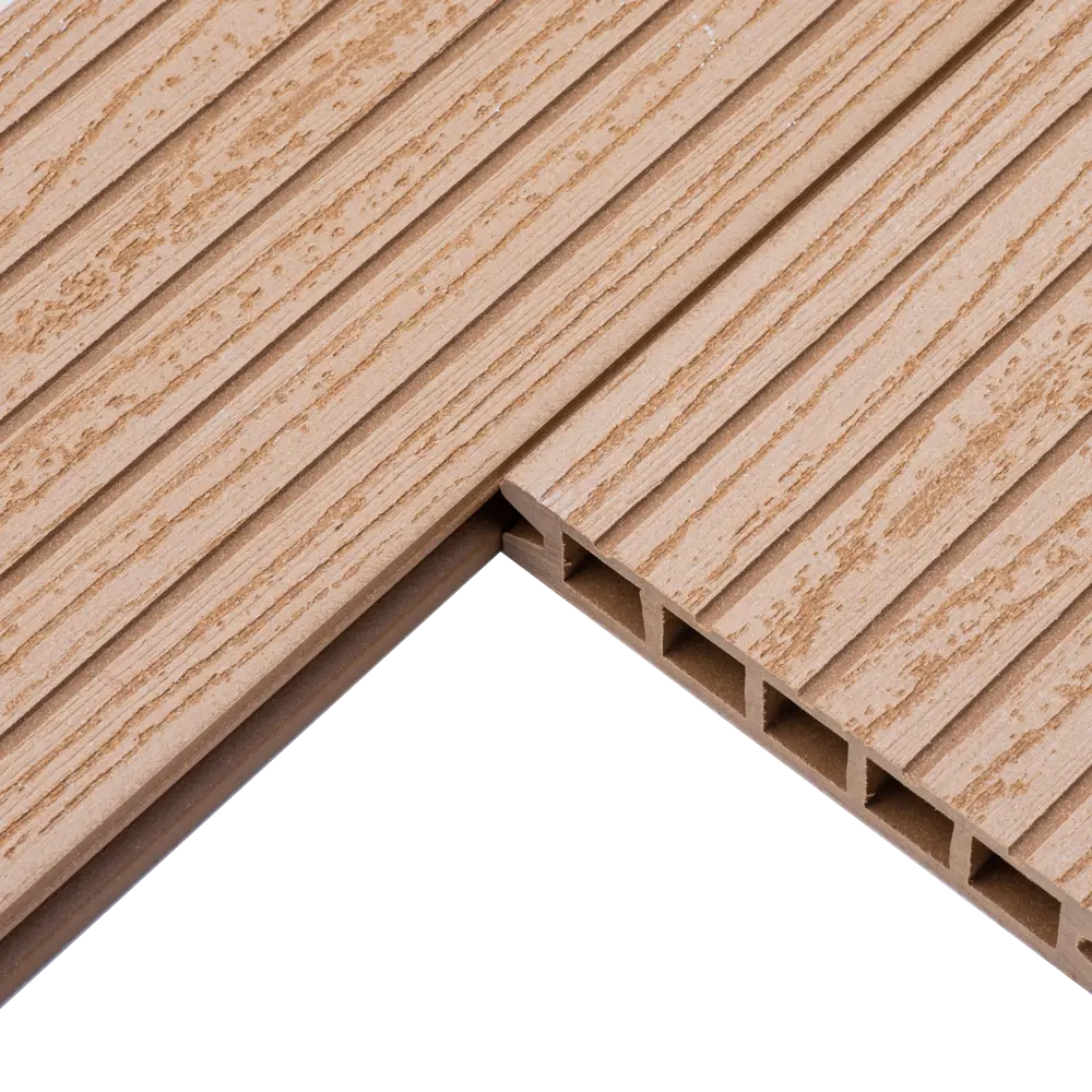 Террасная доска ДПК MultiDeck цвет Дерево 3000x150x27 мм. Вельвет 0.45 м² МУЛЬТИДЕК STLM-2067805 - Вид №9