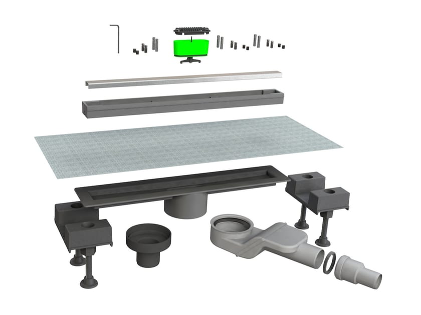 Слив для душа из нержавеющей стали Bonomini Canalissima ARCH-00044643