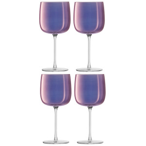 G1620-16-887 Набор бокалов для вина aurora, 450 мл, фиолетовый, 4 шт. LSA International