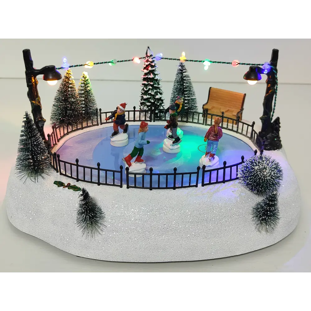 Рождественская деревня KREAFORTA Дети на катке STLM-2054816