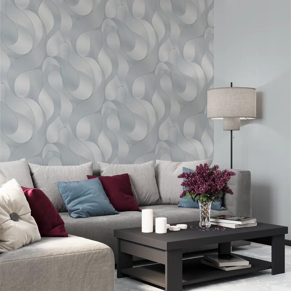 Обои флизелиновые Palitra Planet Faina серые 1.06 м PP72119-41 STLM-2096542 - Вид №3