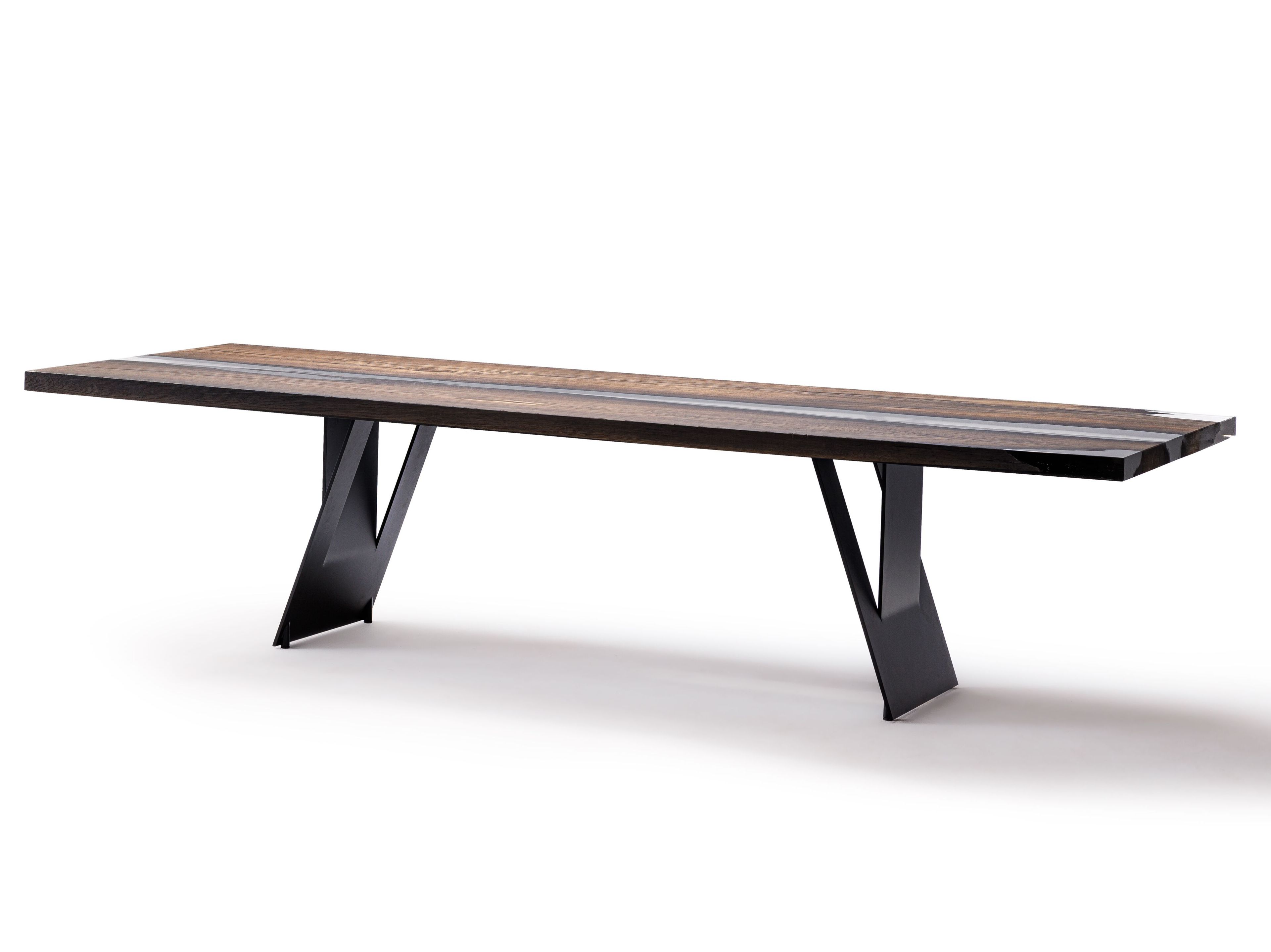 Прямоугольный стол из ископаемого дуба Teúkhō VELA ARCH-00139199