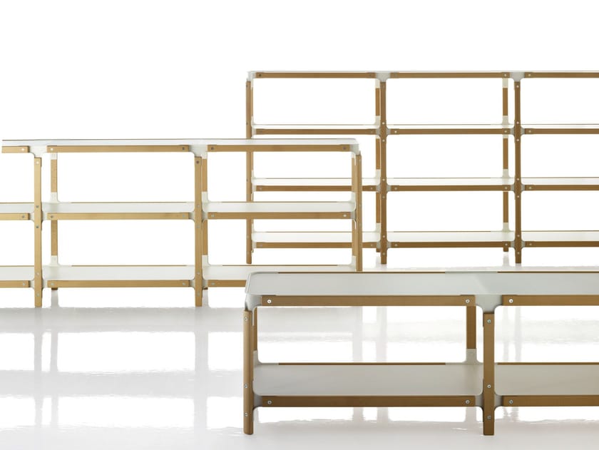 Деревянный двухсторонний секционный книжный шкаф In Stock Magis ARCH-00128260