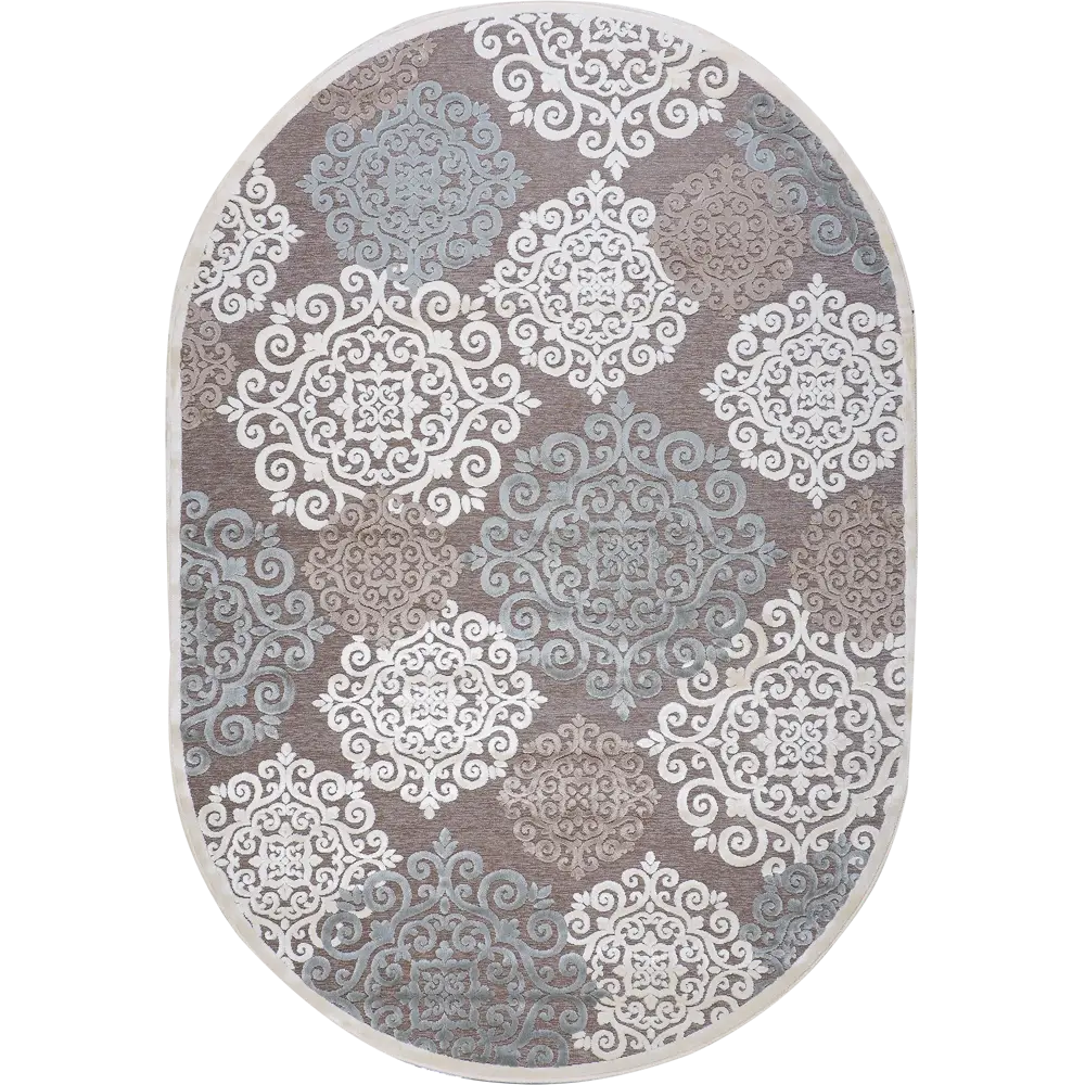 Ковер вискоза Genova 001-655590 160x230 см цвет бежевый RAGOLLE STLM-2037335