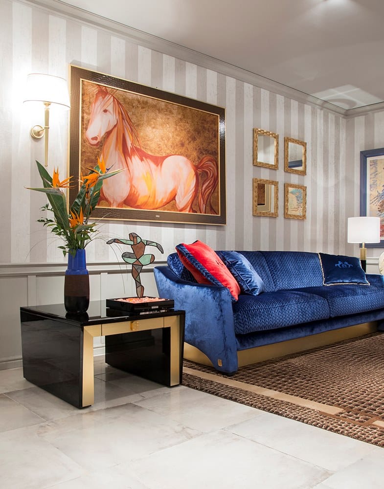 Прямоугольный журнальный столик из зеркального стекла Formitalia Muzio ARCH-00112596 - Вид №1