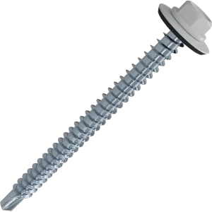 Кровельные саморезы STANDERS RAL9003 сверлоконечные белые 4.8x51, на вес (около 160 шт/кг) 82182020 STLM-2116013