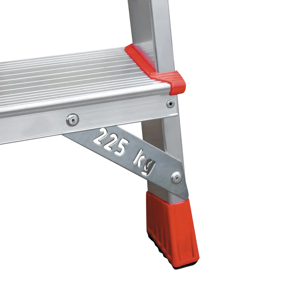 Стремянка с лотком для инструментов Новая Высота Артель 7 ступеней алюминий STLM-2210842 - Вид №8