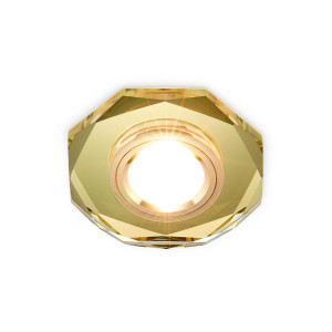 98261848 Светильник точечный встраиваемый 8020 GOLD Classic под отверстие 60 мм 2 м² цвет золото STLM-0610720 AMBRELLA LIGHT