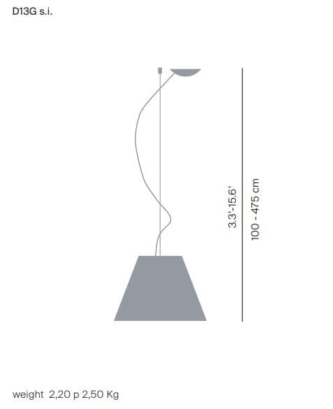 Поликарбонат светодиодный подвесной светильник LUCEPLAN большая Констанция ARCH-00137010 - Вид №2