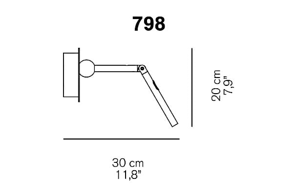 Светодиодный настенный светильник Oluce CALAMAIO - 798 ARCH-00012275 - Вид №1