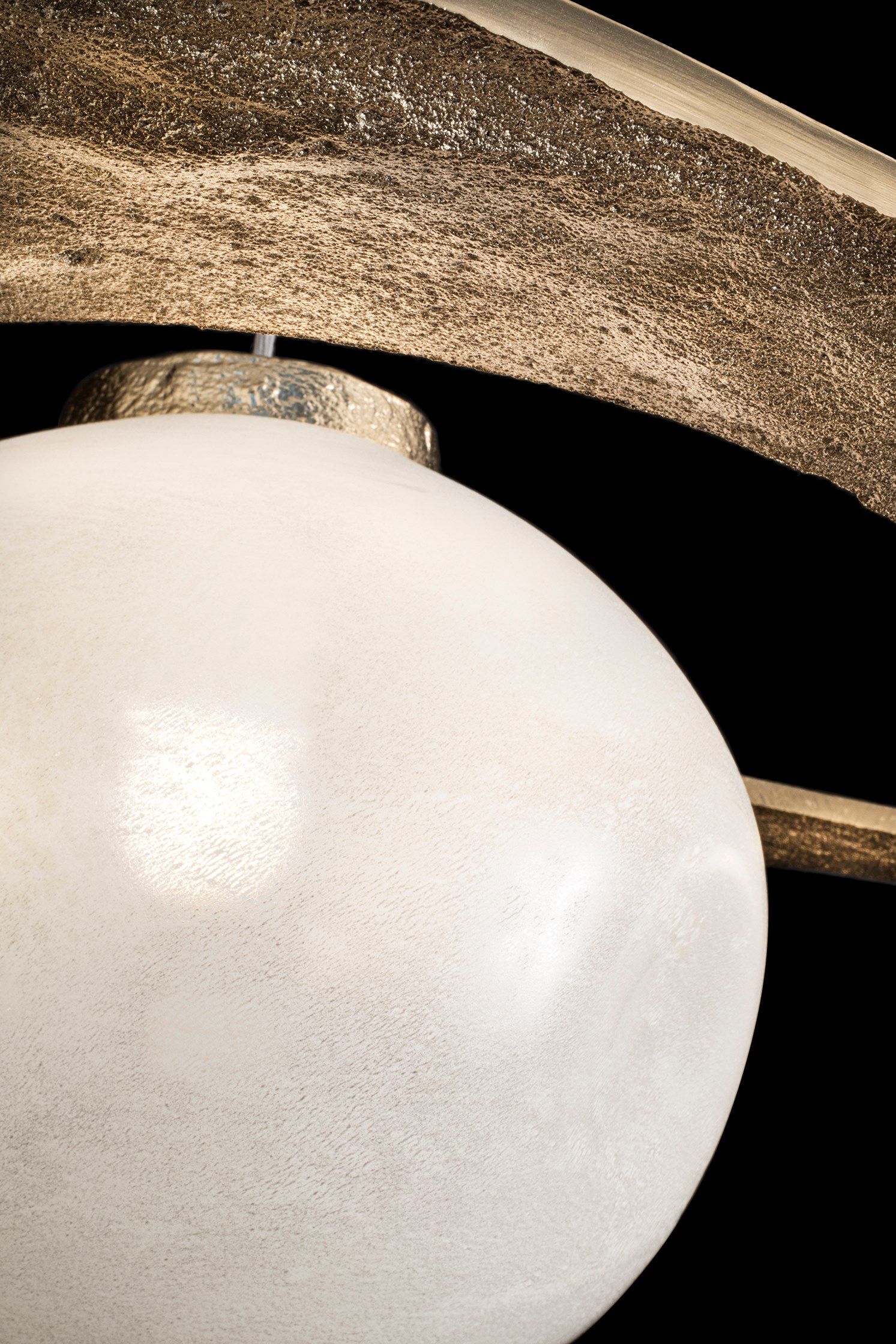 Подвесной светильник из дутого стекла и металла Patrizia Volpato Камень ARCH-00103808 - Вид №16