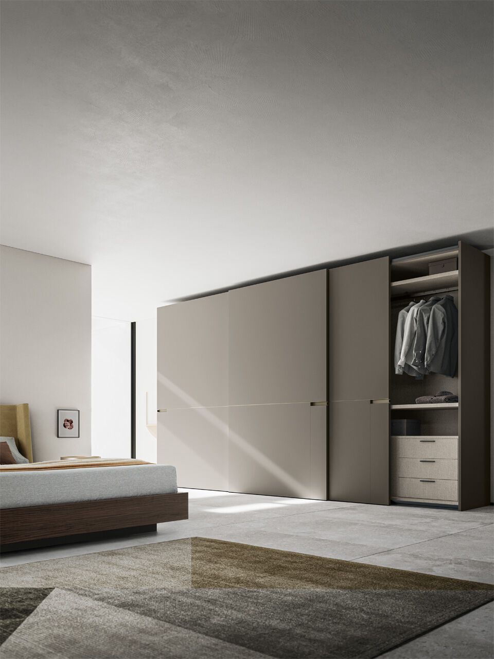 Секционный деревянный шкаф с раздвижными дверями Santalucia Mobili MASTER SCORREVOLE ARCH-00100613 - Вид №1