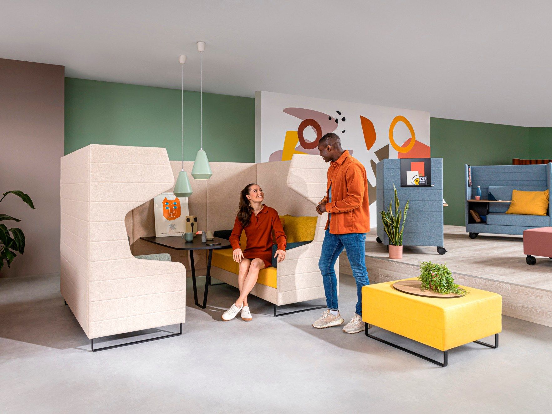 2-местный диван с колесами Dauphin ARCH-00131774 - Вид №2