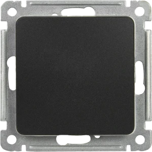 Переключатель встраиваемый Hegel Мастер 1 клавиша цвет черный