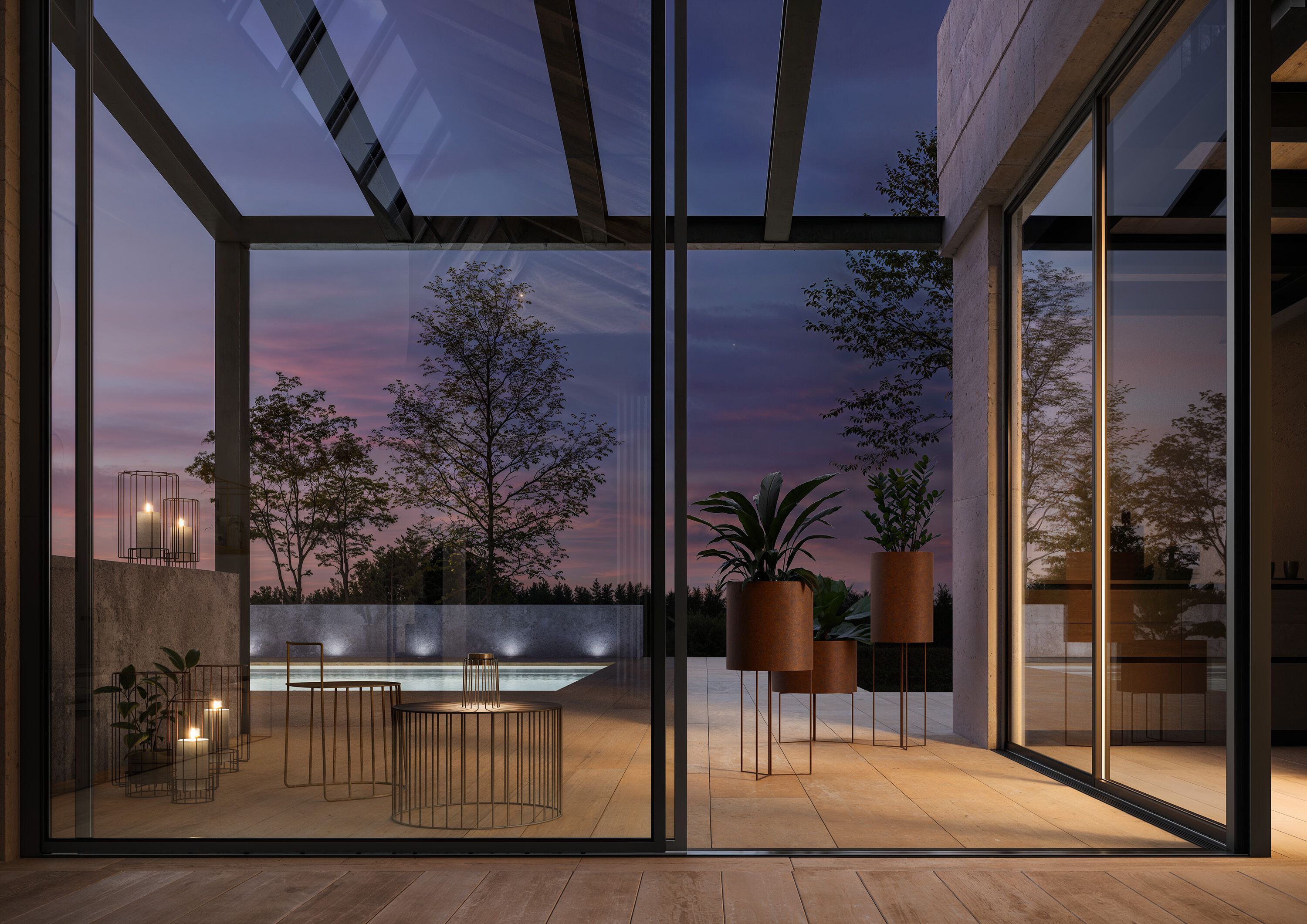 Плантатор из железа и листового металла Pipedesign Clori ARCH-00061043 - Вид №2