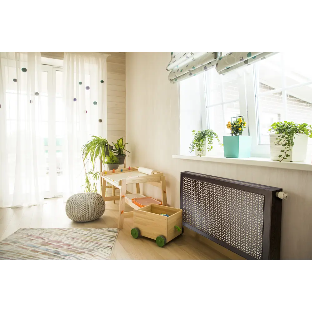 Экран радиатора для радиатора Готико 60x120 см МДФ цвет венге 89414150 STLM-2196337 Santreyd  - Вид №1