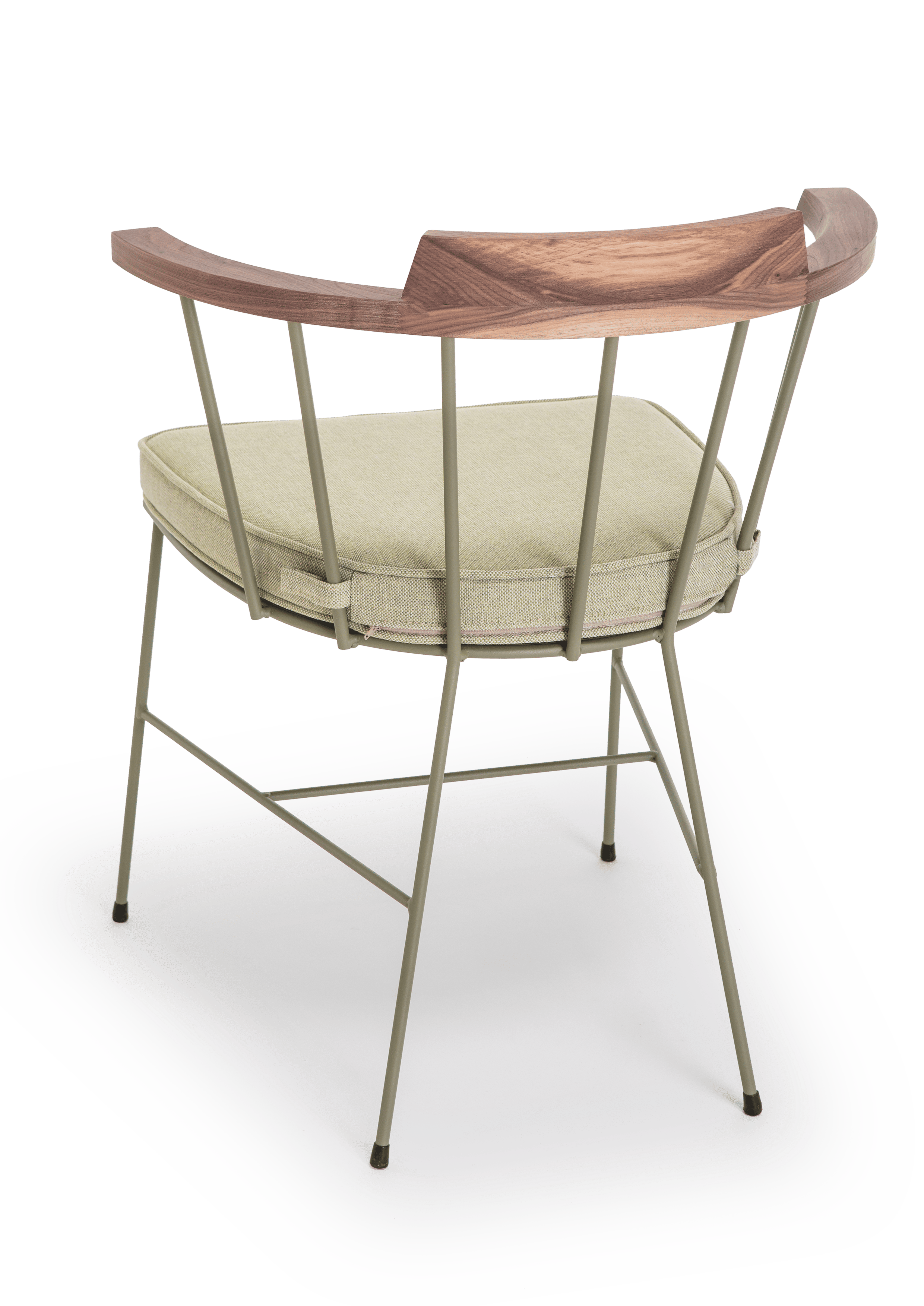 Стальной стул с порошковым покрытием с подлокотниками Vergés Mim ARCH-00142955 - Вид №3