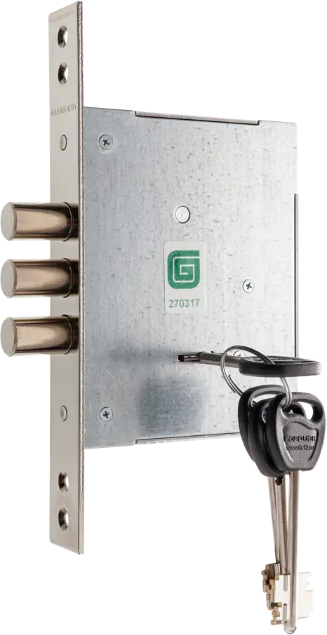 Врезной сувальдный замок ГАРДИАН-6001 с защитой от взлома 82391215