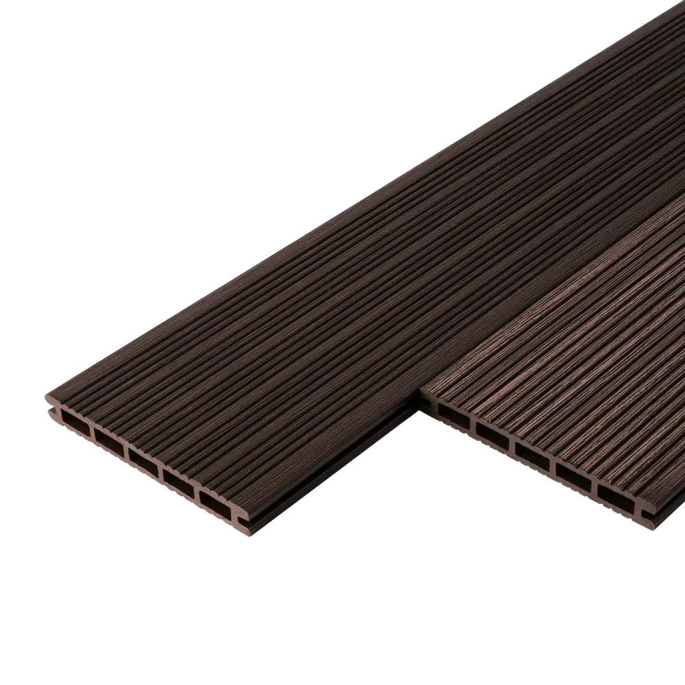 Террасная доска ДПК Freedeck цвет Венге 3000x150x17 мм вельвет 0.45 м² 89402960 STLM-2015558 Santreyd 