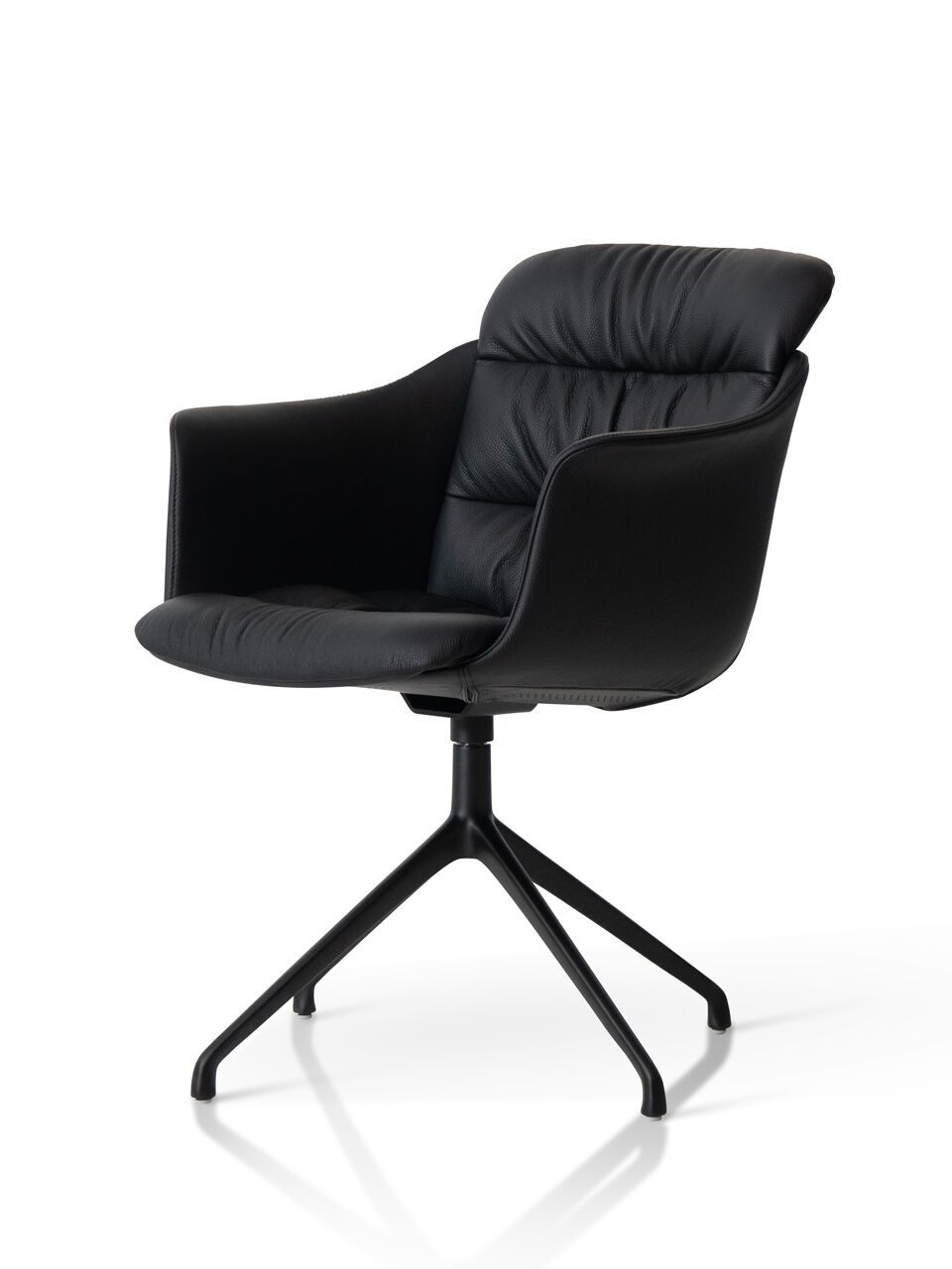 Кожаный поворотный стул с подлокотниками de Sede DS-525 TOSCA ARCH-00131008 - Вид №1